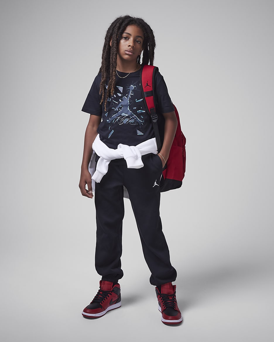Jordan MJ Sport Big Kids Statement Hoop Fleece Pants. Nike